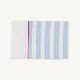Fresh Faced Pillow Case - Caicos Cabana Stripe (Beale Street Blue) with Richmond Red