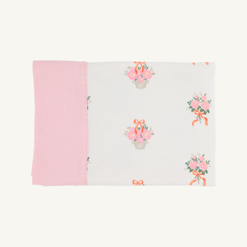 Fresh Faced Pillowcase - Nonesuch Stems with Sandpearl Pink