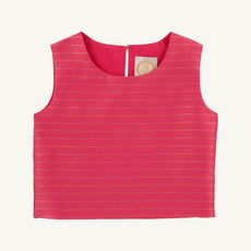 Grandccasion™ Tessa Top - Raleigh Raspberry Metallic Stripe