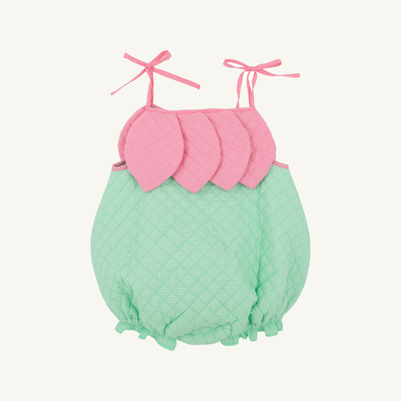 Happy Halloween Flower (Toddler) - Grace Bay Green Microdot with Hamptons Hot Pink