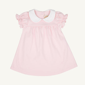 Embroidery result for: Holly Day Dress - Palm Beach Pink with Worth Avenue White