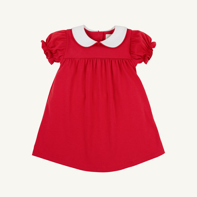Holly Day Dress - Richmond Red with Worth Avenue White