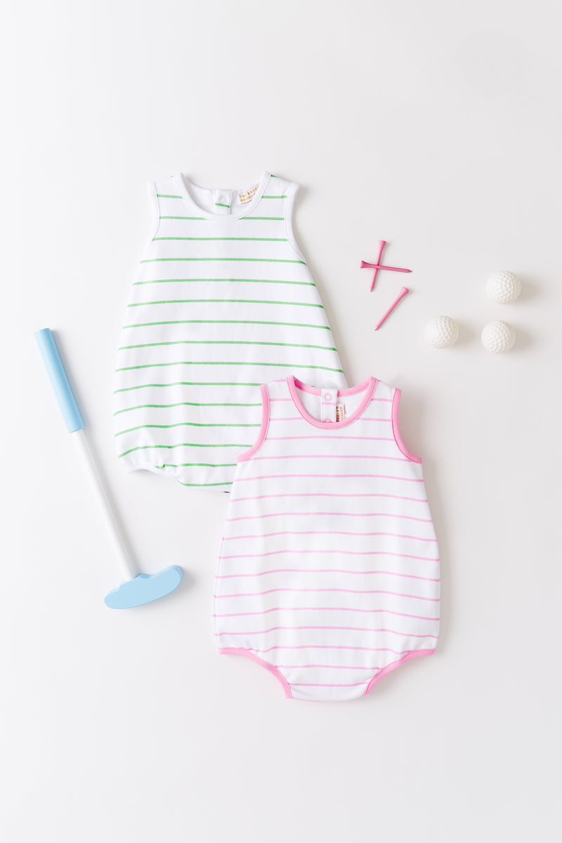 Patton Play Bubble - Pier Party Pink Stripe with Pier Party Pink