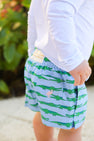Tortola Trunks - See Ya Later Alligator with Palm Beach Pink