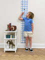 Prim & Proper Polo & Onesie - Barbados Blue with Worth Avenue White Stork