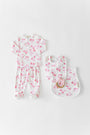 Oopsie Daisy Burp Cloth - Fontaine Floral & Worth Avenue White
