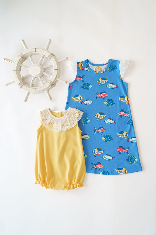 Begley Bubble - Yates Avenue Yellow with Worth Avenue White