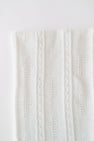 Bailey Baby Blanket - Worth Avenue White with Crosses