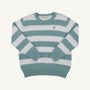 Isaac's Sweater - Old Greenwich Green Stripe