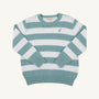 Isaac's Sweater - Old Greenwich Green Stripe