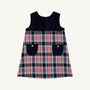 Jill Jumper - Nantucket Navy Velveteen with Covington Cottage Plaid