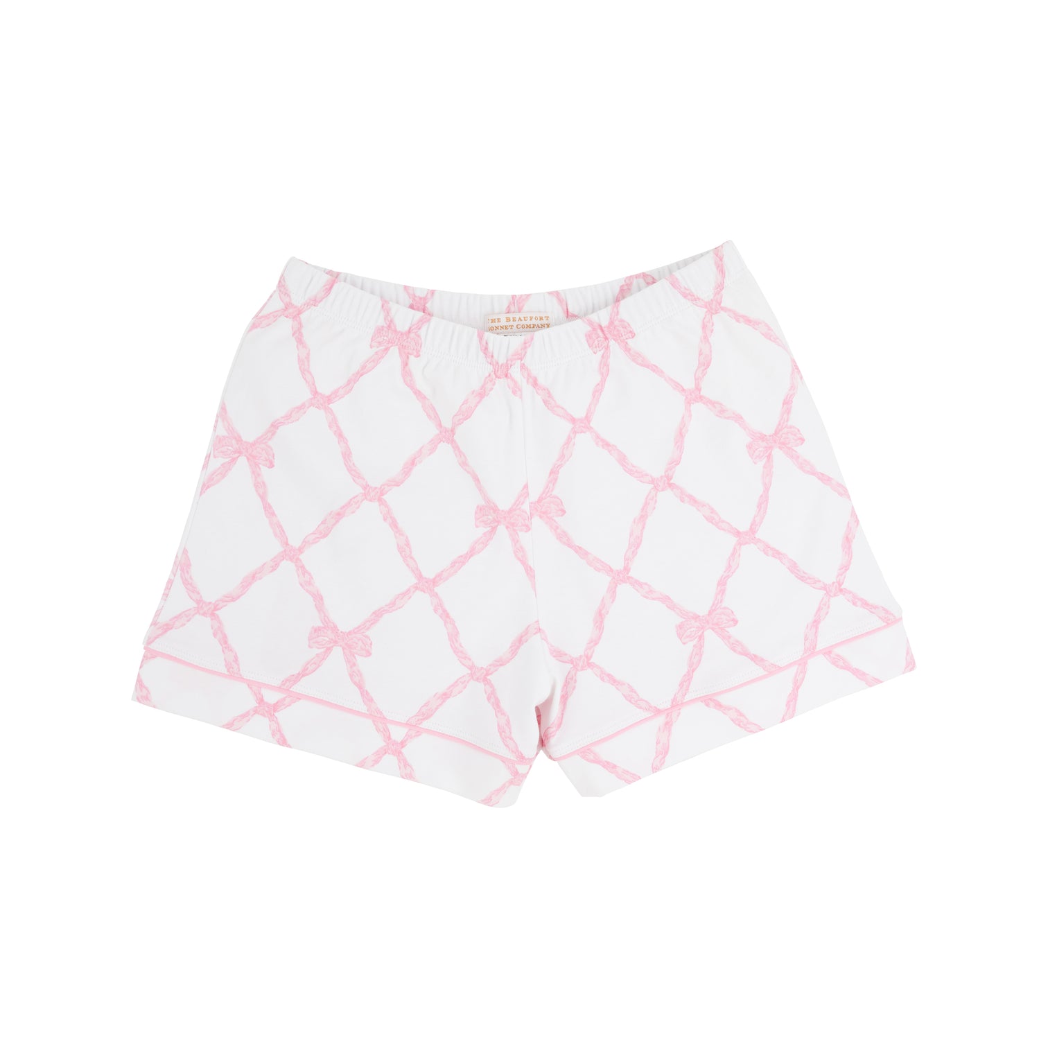 Pier Party Pink Stripe Prepletic Shimmy Shake Shorts by The Beaufort Bonnet Company