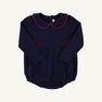 Long Sleeve Brentley Bubble - Nantucket Navy with Richmond Red