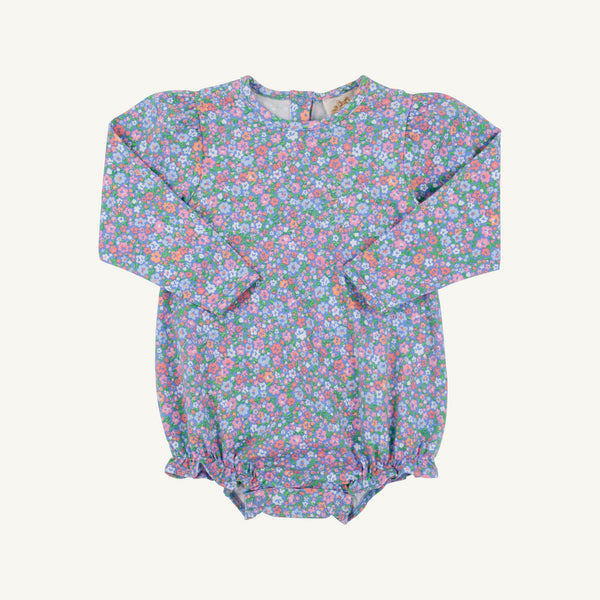 Long Sleeve Penny's Play Bubble - Mountain Brook Mini Floral (Parrot Cay Coral)
