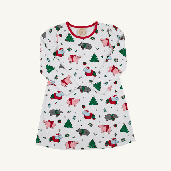 I Want a Hippopotamus Long Sleeve Penny's Play Dress 18-24m