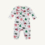 Long Sleeve Penny's Playsuit - I Want a Hippopotamus with Richmond Red