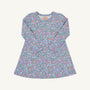 Long Sleeve Polly Play Dress - Mountain Brook Mini Floral (Parrot Cay Coral)