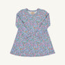 Long Sleeve Polly Play Dress - Mountain Brook Mini Floral (Parrot Cay Coral)