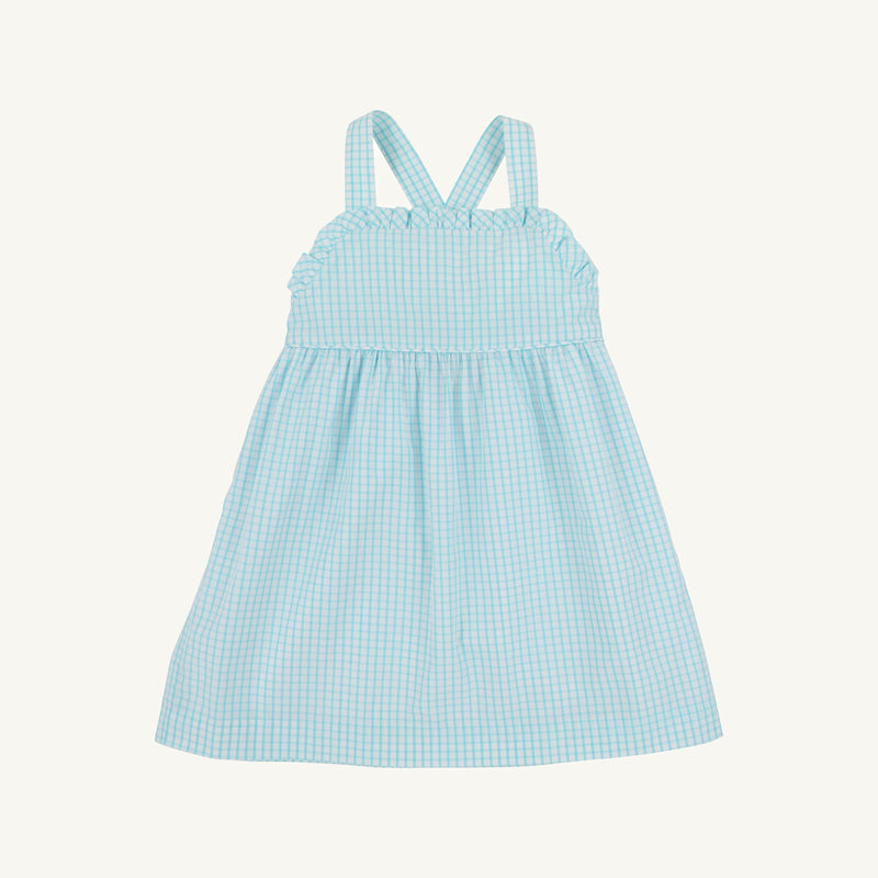Macy Drew Dress - Belhaven Blue Windowpane