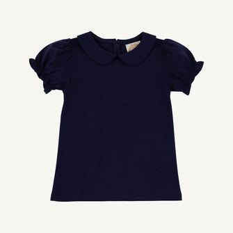 Embroidery result for: Maude's Peter Pan Collar Shirt & Onesie - Nantucket Navy