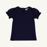 Maude's Peter Pan Collar Shirt & Onesie - Nantucket Navy
