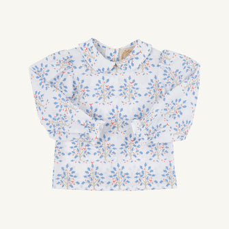 Embroidery result for: Maude's Peter Pan Collar Shirt & Onesie (Long Sleeve Woven) - Little Oak