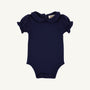 Maude's Peter Pan Collar Shirt & Onesie - Nantucket Navy