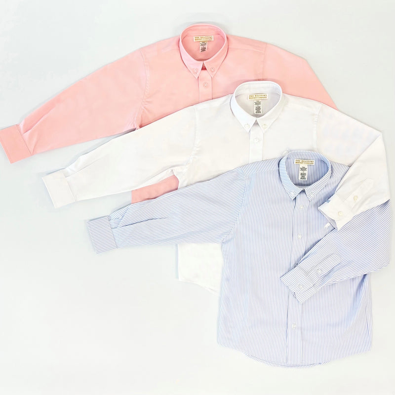 good place to buy dress shirts Traveler Collection Traditional Fit Point Collar Shirt - Big & Tall - Men's Pink Apparel Cufflinks not included Where to Buy The Best