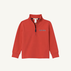 Ole Miss Hayword Half-Zip - Ole Miss Red with Nantucket Navy