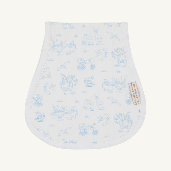 Oopsie Daisy Burp Cloth - Sir Proper's Sweet Arrival (Beale Street Blu