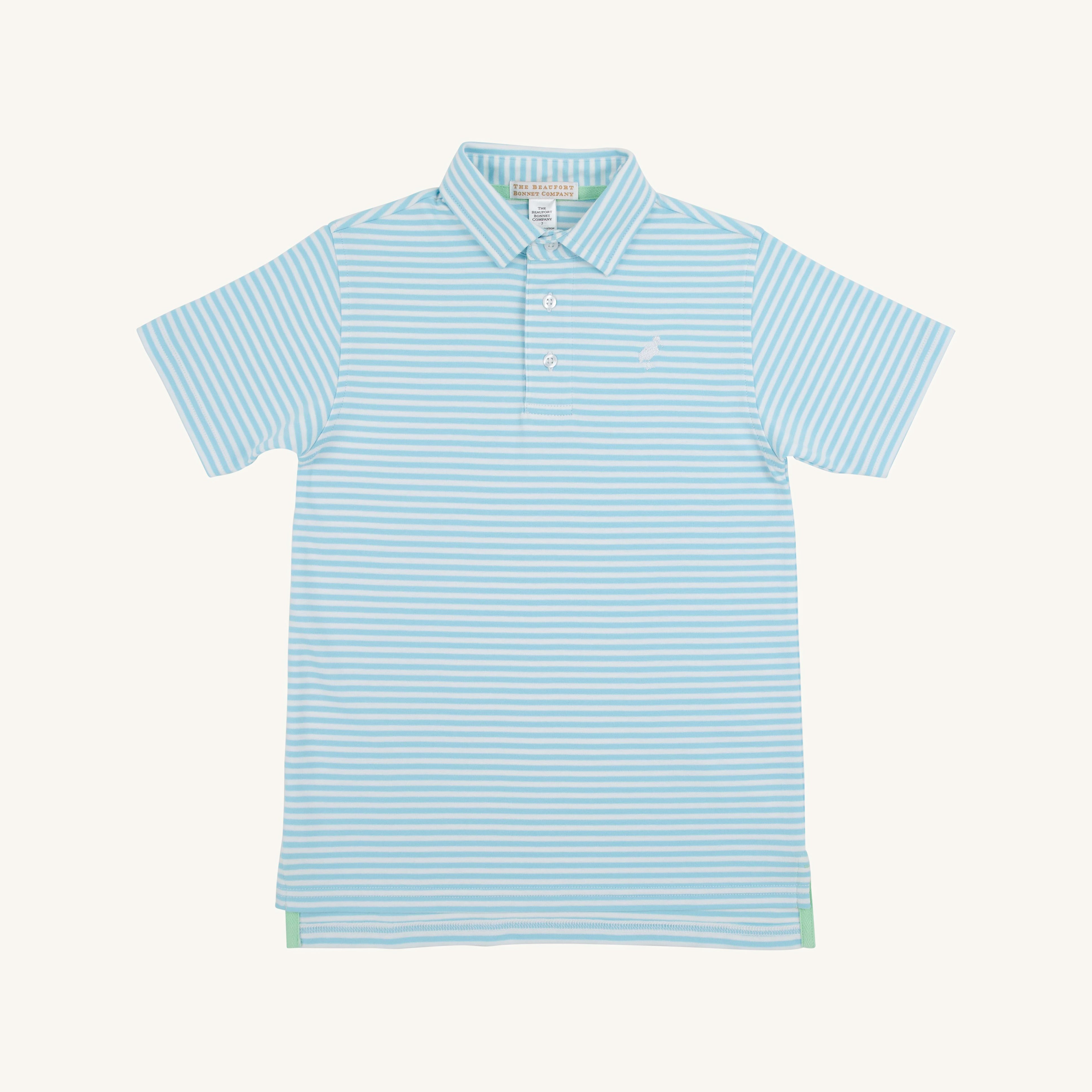 Prim & Proper Polo - Brookline Blue Stripe