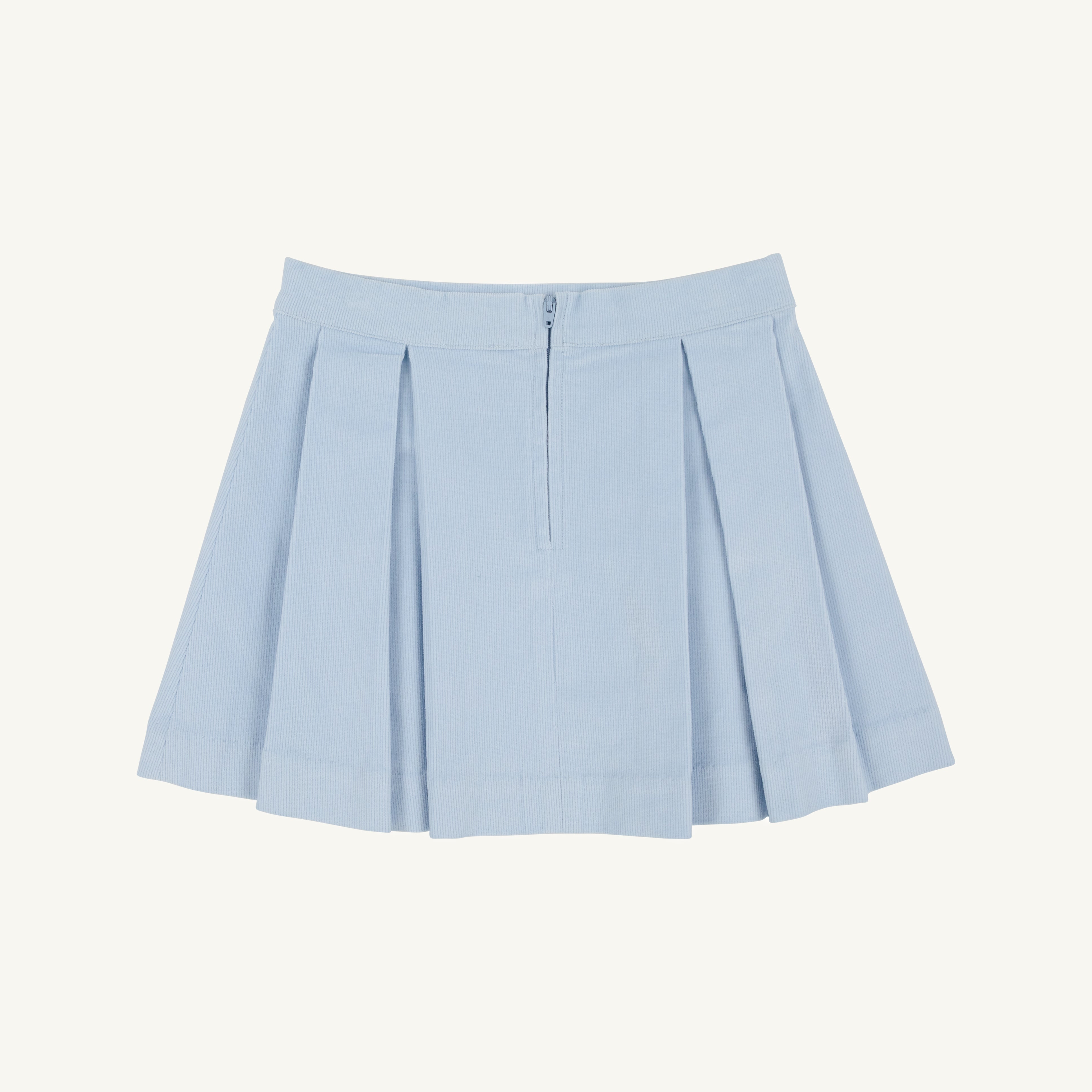 Parson Pleated Skirt - Buckhead Blue Corduroy