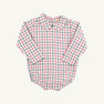 Peter Pan Collar Shirt (Long Sleeve Woven) - Old Town Tattersall