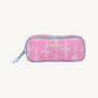 Peyton Pencil Pouch - Bell Court Bows (Hamptons Hot Pink) with Beale Street Blue