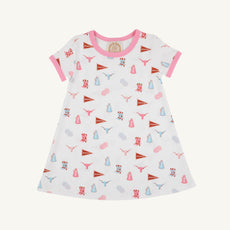 Texas Polly Play Dress - Gone to Texas with Hamptons Hot Pink