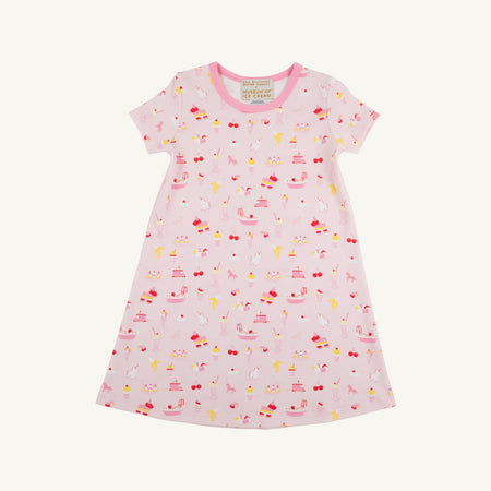 pink ice cream dress Polly Play - Daydream (Strawberry Pink) global-sleeve_length-Cap Sleeve Mom Style: How to up look Size:38x34