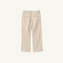Prep School Pants in Keeneland Khaki featuring two back pockets and a small embroidered stork on the right pocket, designed in a classic boys’ style.