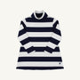 Prepletic™ Finley Funnel Dress - Nantucket Navy Rugby Stripe