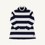 Prepletic™ Finley Funnel Dress - Nantucket Navy Rugby Stripe