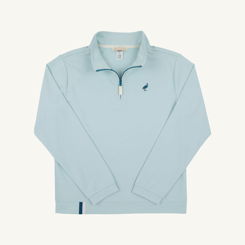 Prepletic™ Hayword Half Zip - Old Greenwich Green with Barnsley Blue Stork