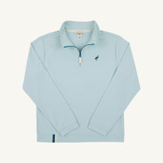 Prepletic™ Hayword Half Zip - Old Greenwich Green with Barnsley Blue Stork