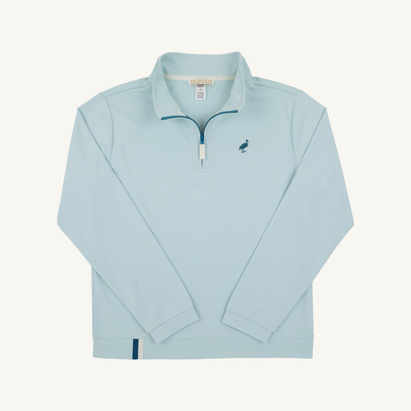 Prepletic™ Hayword Half Zip - Old Greenwich Green with Barnsley Blue Stork
