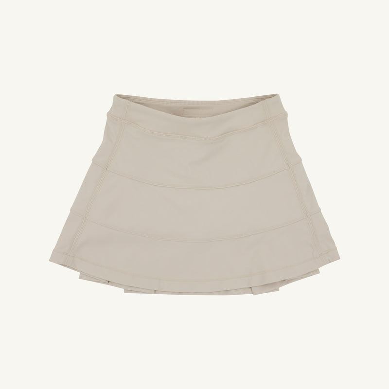 Prepletic™ Prep School Skort - Keeneland Khaki with Palmetto Pearl Stork