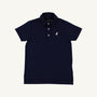 Prepletic™ Prim & Proper Polo - Nantucket Navy with Multicolor Stork
