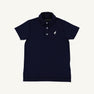 Prepletic™ Prim & Proper Polo - Nantucket Navy with Multicolor Stork