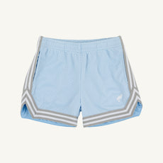 Prepletic™ Sheppy Shorts - Beale Street Blue & Grantley Gray with Worth Avenue White Stork
