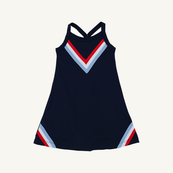 Prepletic™ Little Miss Tennis Dress - Nantucket Navy, Richmond Red, Worth Avenue White and Beale Street Blue