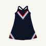 Prepletic™ Little Miss Tennis Dress - Nantucket Navy, Richmond Red, Worth Avenue White and Beale Street Blue