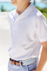 Prim & Proper Polo (2-Pack) - Worth Avenue White with Multicolor Stork