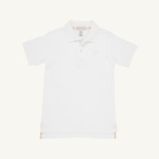 Prim & Proper Polo & Onesie - Worth Avenue White with Multicolor Stork